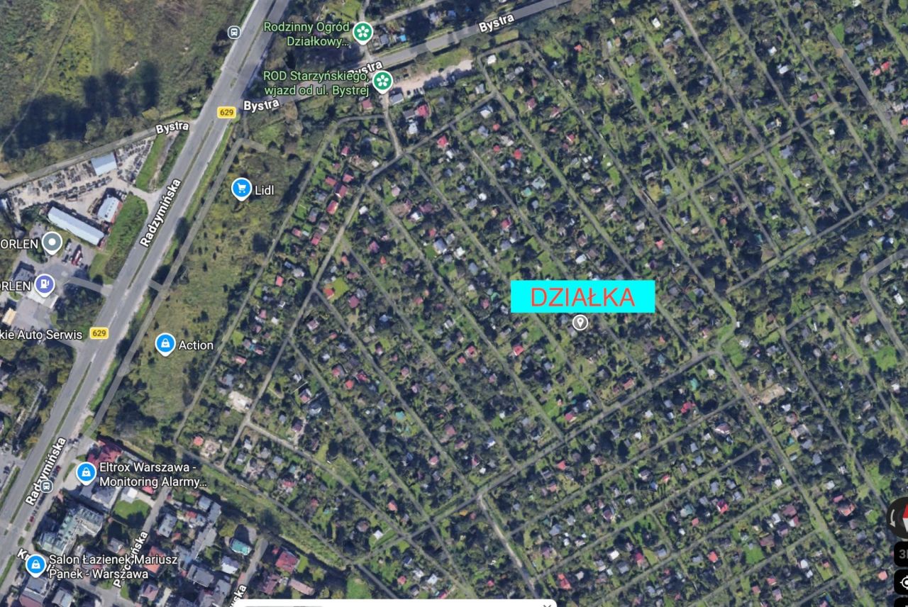 Działka rod Warszawa Zacisze. Zdjęcie 2