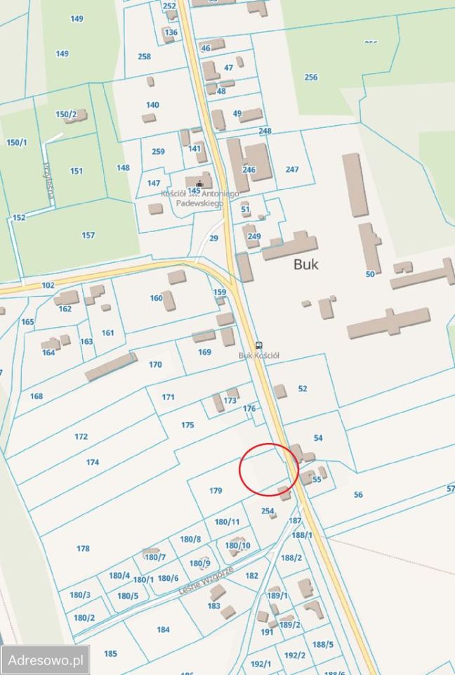 Działka budowlana Buk, ul. Leśne Zacisze. Zdjęcie 1