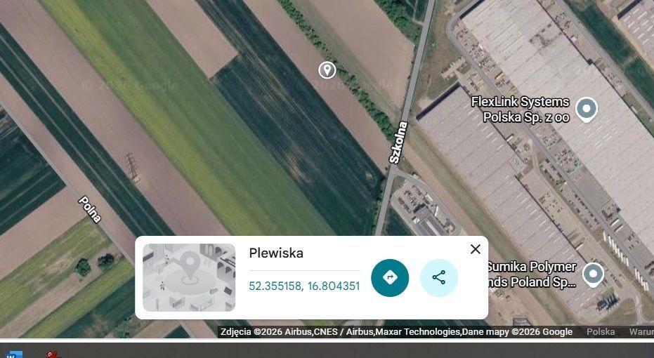 Działka inwestycyjna Plewiska, ul. Szkolna. Zdjęcie 2