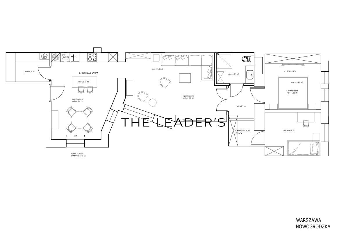 Mieszkanie 3-pokojowe Warszawa Śródmieście. Zdjęcie 20