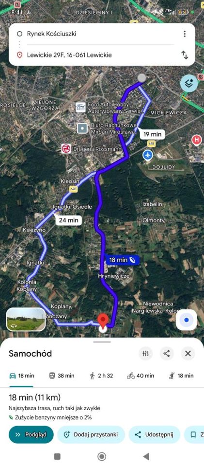 Działka budowlana Lewickie, ul. Leśna. Zdjęcie 5