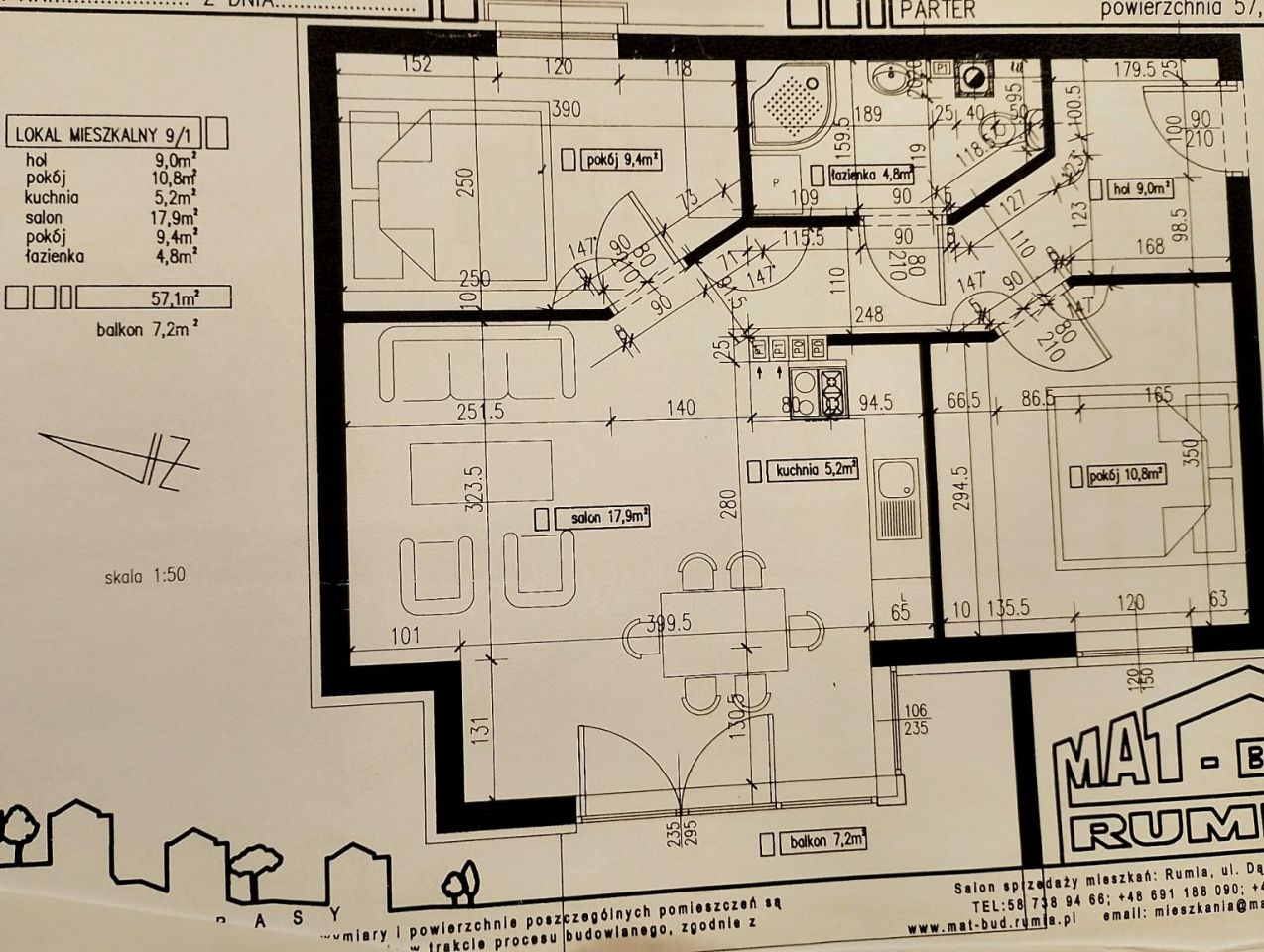 Mieszkanie 3-pokojowe Reda, ul. Krajobrazowa. Zdjęcie 13