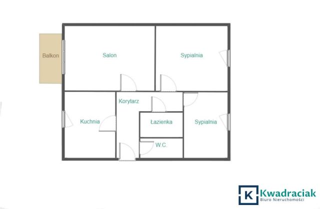 Mieszkanie 3-pokojowe Dukla, ul. Trakt Węgierski. Zdjęcie 14
