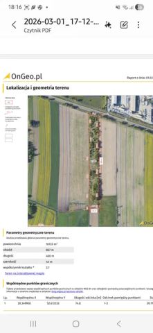 Działka inwestycyjna Płońsk. Zdjęcie 1