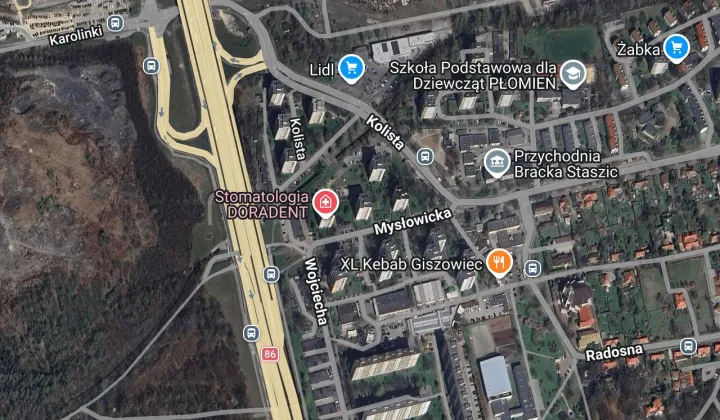 Mieszkanie 3-pokojowe Katowice Giszowiec, ul. Mysłowicka