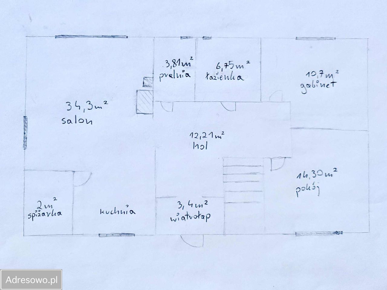 dom wolnostojący, 6 pokoi Ślesin Krzyżka. Zdjęcie 18