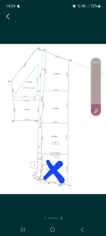 Działka budowlana Piwoda Hutki. Zdjęcie 2