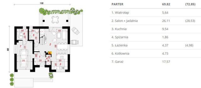 dom wolnostojący, 5 pokoi Jasionka. Zdjęcie 3