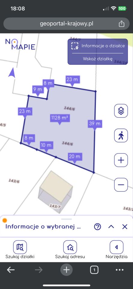 Działka budowlana Wilków. Zdjęcie 2