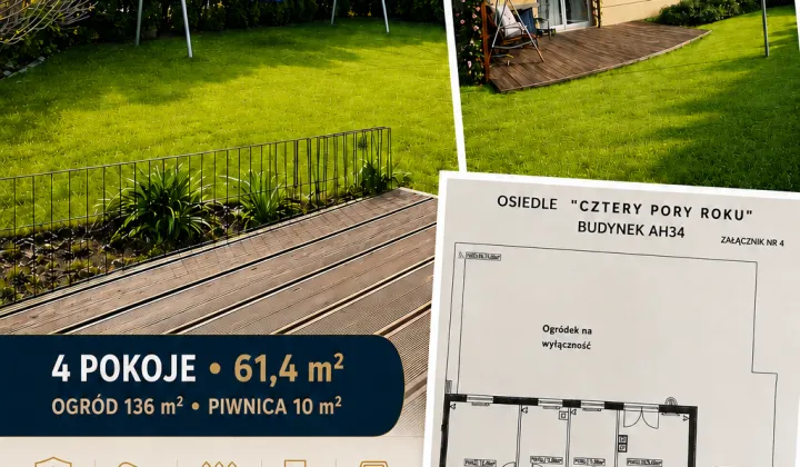 Mieszkanie 4-pokojowe Gdańsk Łostowice, ul. Tenisowa