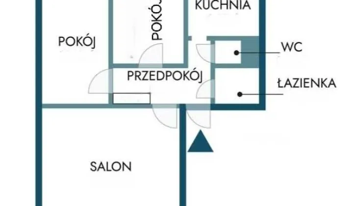 Mieszkanie 3-pokojowe Pabianice, ul. Jadwigi Wajsówny