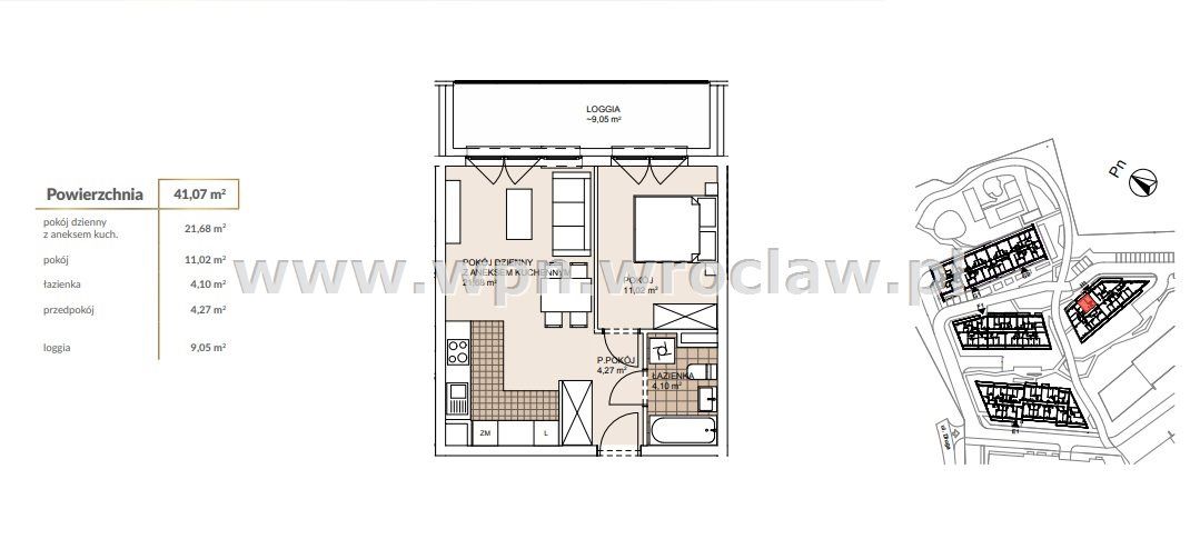 Mieszkanie 2-pokojowe Wrocław Stare Miasto. Zdjęcie 2