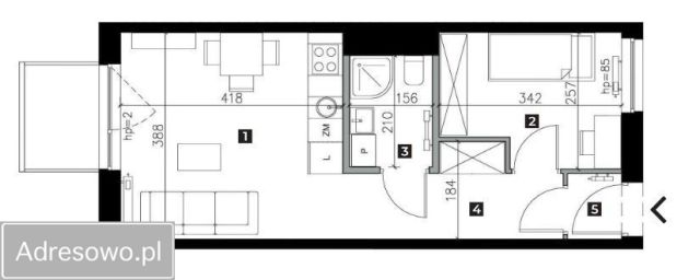 Mieszkanie 2-pokojowe Poznań Marcelin, ul. Świerzawska. Zdjęcie 1