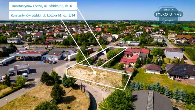Działka inwestycyjna Konstantynów Łódzki, ul. Łódzka. Zdjęcie 3