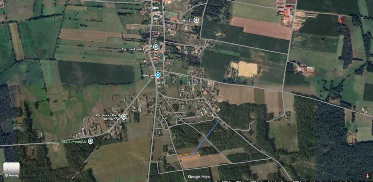 Działka rolno-budowlana Lipowiec. Zdjęcie 2