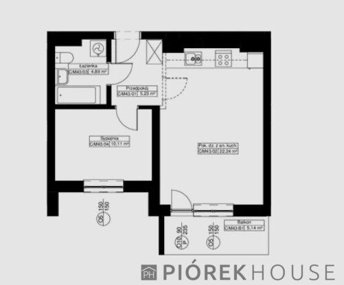 Mieszkanie 2-pokojowe Warszawa Bielany, ul. Loteryjki. Zdjęcie 12