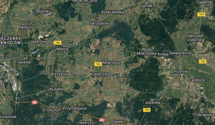 Działka rolna Mokrzesz, ul. Częstochowska