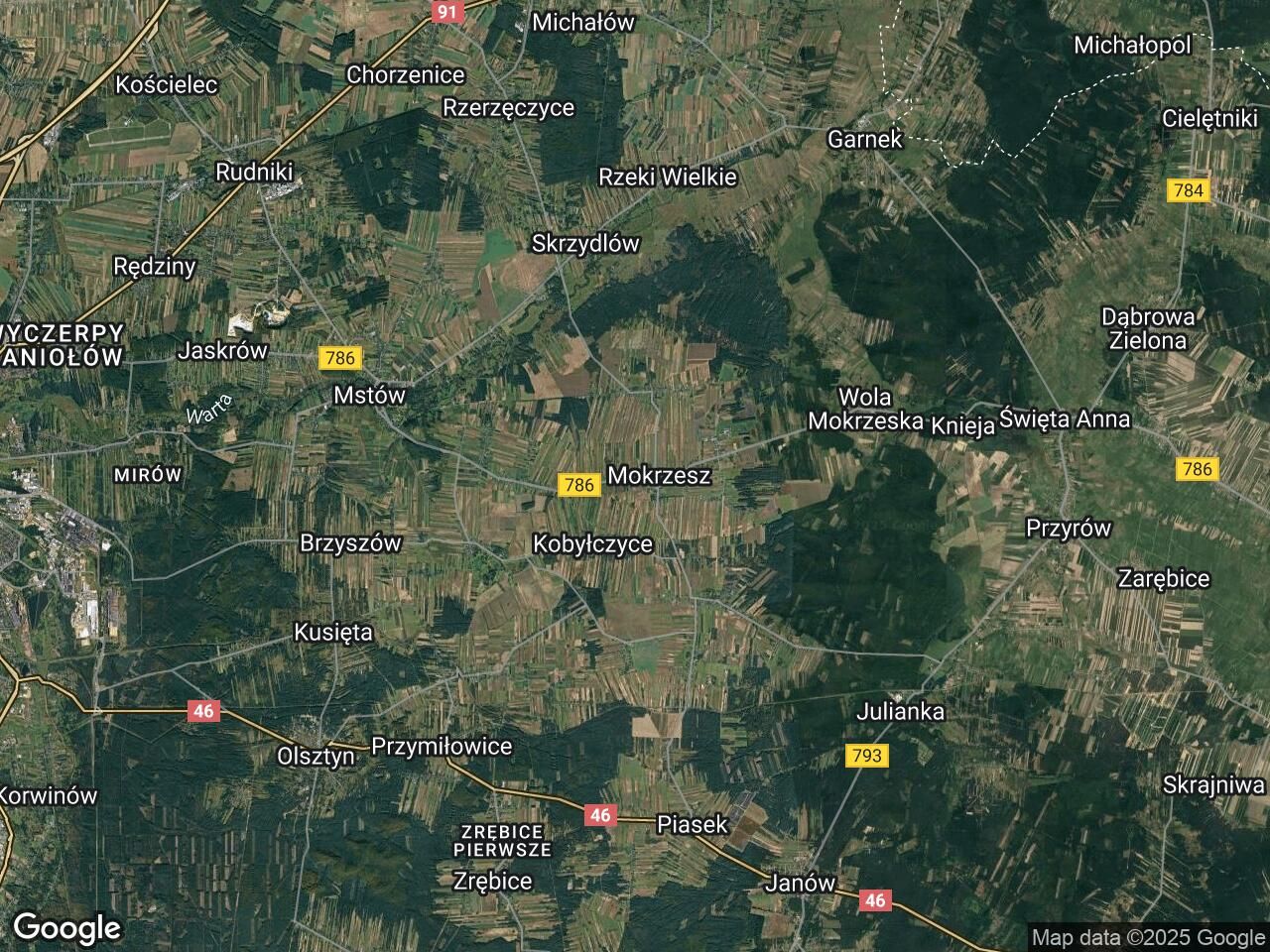 Działka rolna Mokrzesz, ul. Częstochowska