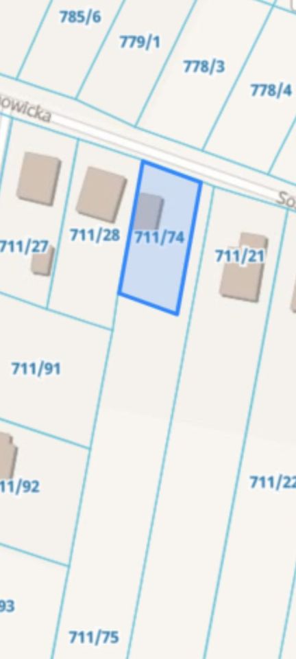 Działka budowlana Kaniów, ul. Sosnowicka. Zdjęcie 2