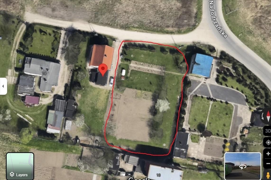 Działka budowlana Trestno, ul. Nadodrzańska. Zdjęcie 2