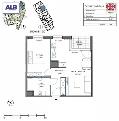 Mieszkanie 2-pokojowe Gdańsk Letnica, ul. Starowiejska. Zdjęcie 16