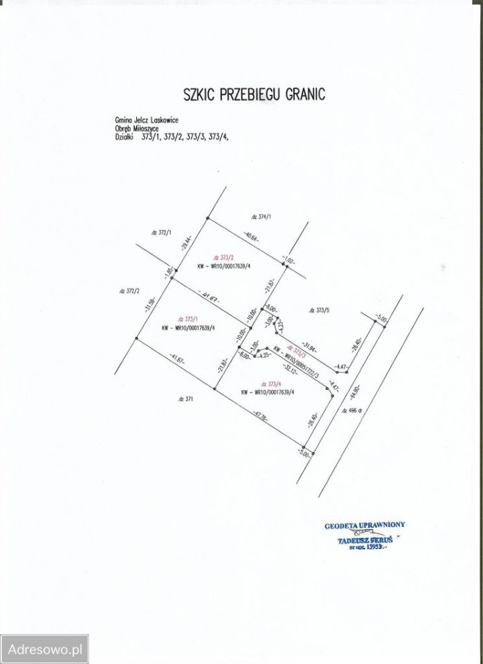 Działka budowlana Miłoszyce, ul. Dębowa. Zdjęcie 4