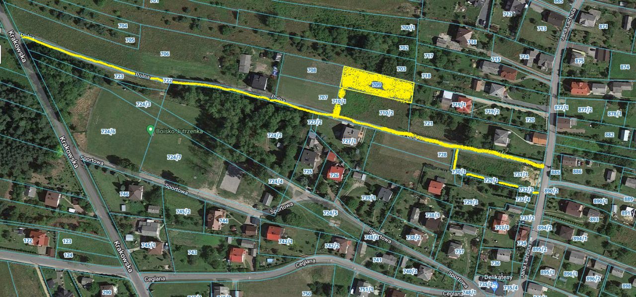 Działka budowlana Ostrężnica, ul. Polna. Zdjęcie 2