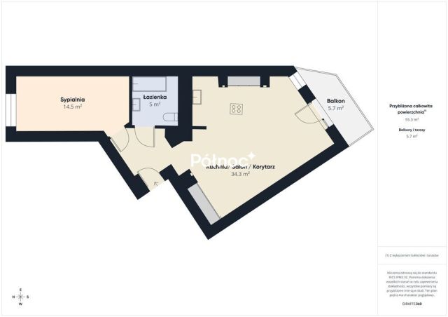 Mieszkanie 2-pokojowe Olsztyn, ul. Olsztyńska. Zdjęcie 8