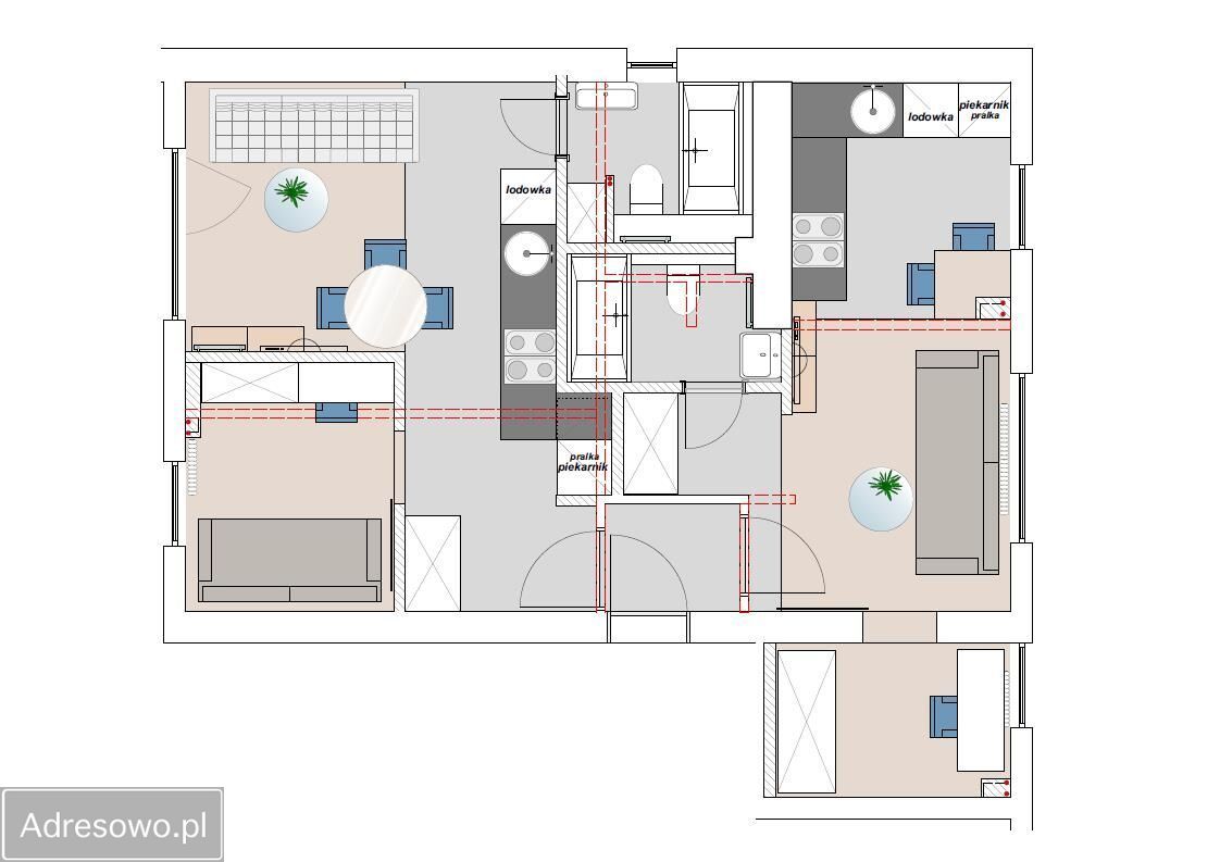 Mieszkanie 4-pokojowe Warszawa Ochota, ul. Karola Dickensa. Zdjęcie 3