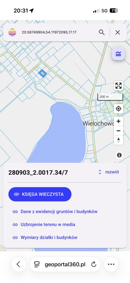 Działka budowlana Wielochowo, Wielochowo. Zdjęcie 1