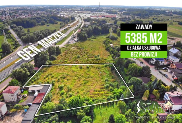 Działka inwestycyjna Białystok Zawady, ul. gen. Stanisława Maczka. Zdjęcie 1