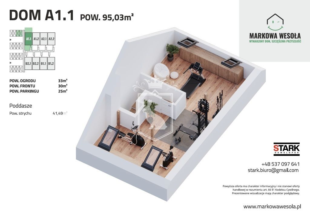 dom szeregowy, 5 pokoi Marki, ul. Wesoła. Zdjęcie 16