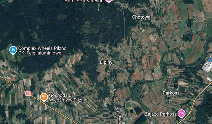 Działka budowlana Lipiny