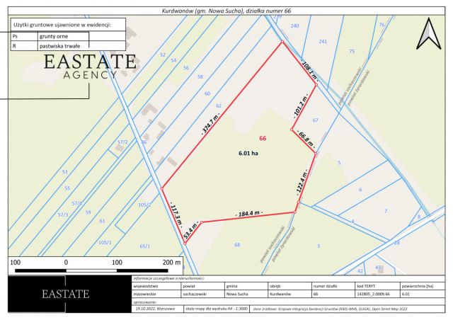 Działka rolna Kurdwanów. Zdjęcie 3