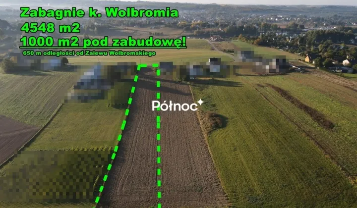 Działka budowlana Zabagnie, ul. Działkowa