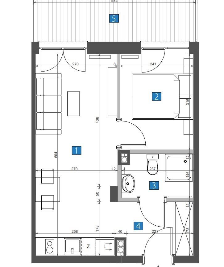 Mieszkanie 2-pokojowe Szklarska Poręba, ul. Słoneczna. Zdjęcie 18