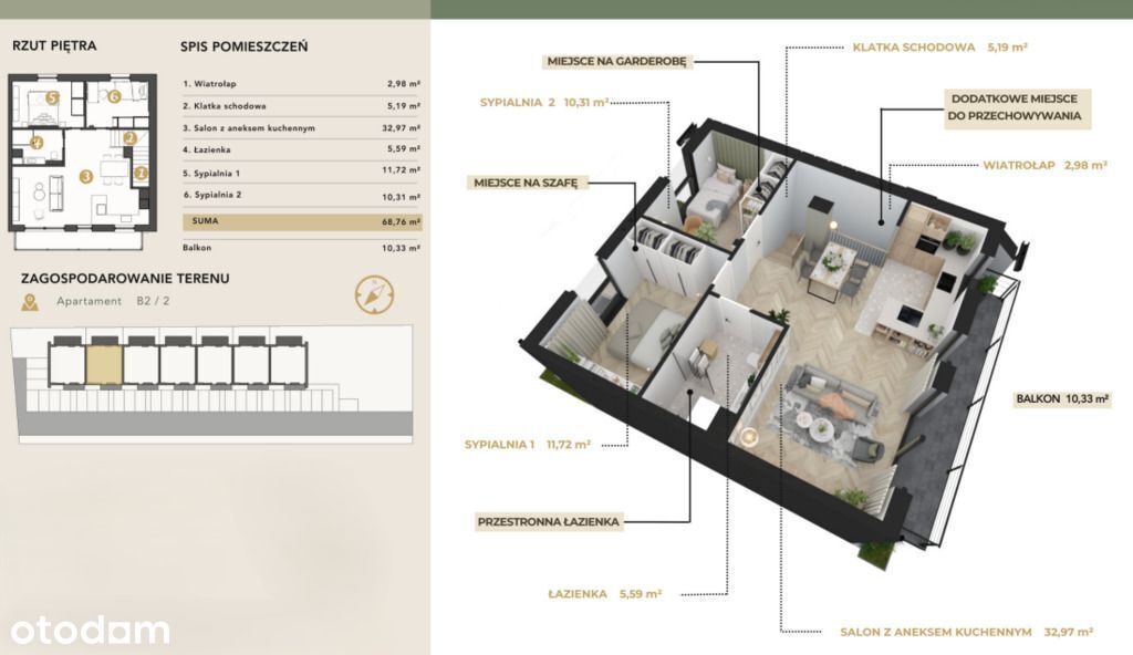 Mieszkanie 3-pokojowe Rzeszów. Zdjęcie 7