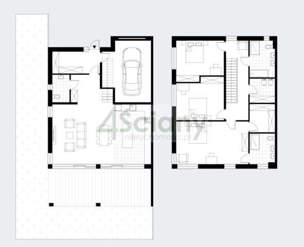bliźniak, 4 pokoje Głosków. Zdjęcie 9