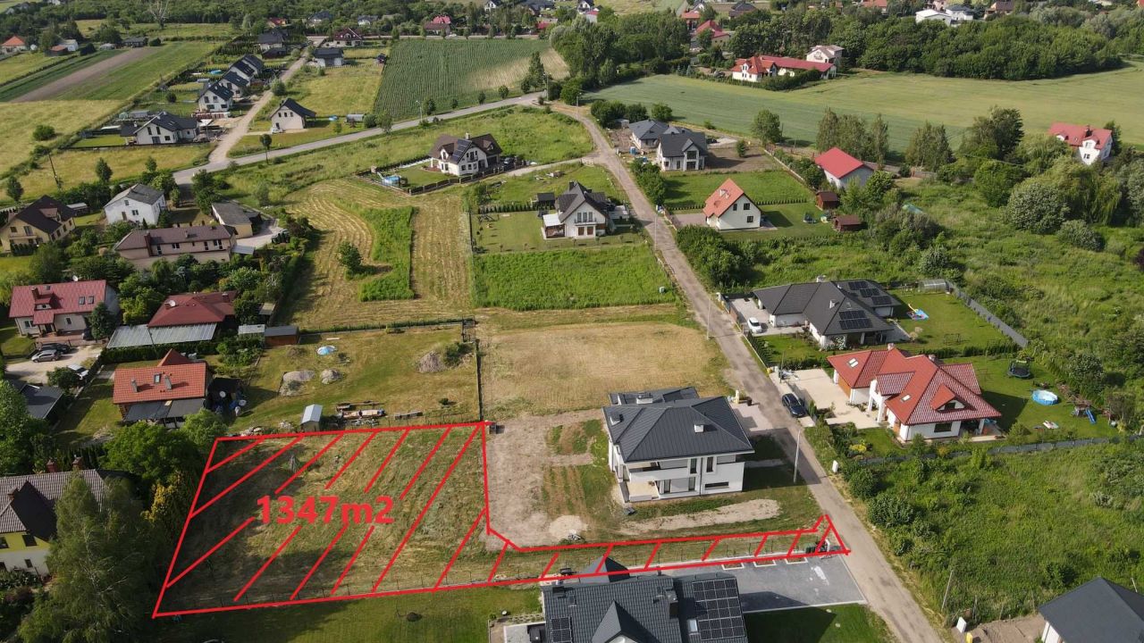 Działka Bieniewice, ul. Poziomkowa, bez pośrednika 1347 m2