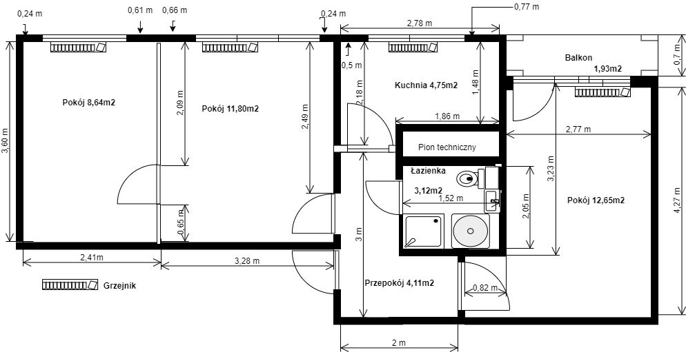 Mieszkanie 3-pokojowe Zabrze Zaborze, ul. Leszczynowa. Zdjęcie 20