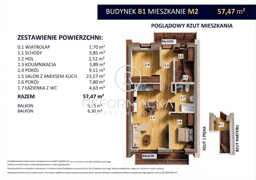 Mieszkanie 3-pokojowe Rzeszów Wilkowyja, ul. Henryka Pobożnego. Zdjęcie 2