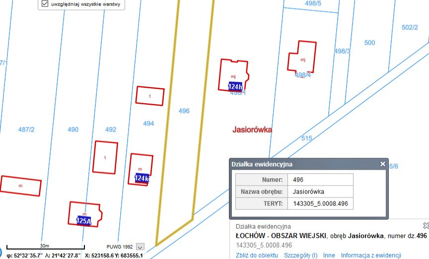 Działka rolno-budowlana Jasiorówka. Zdjęcie 6