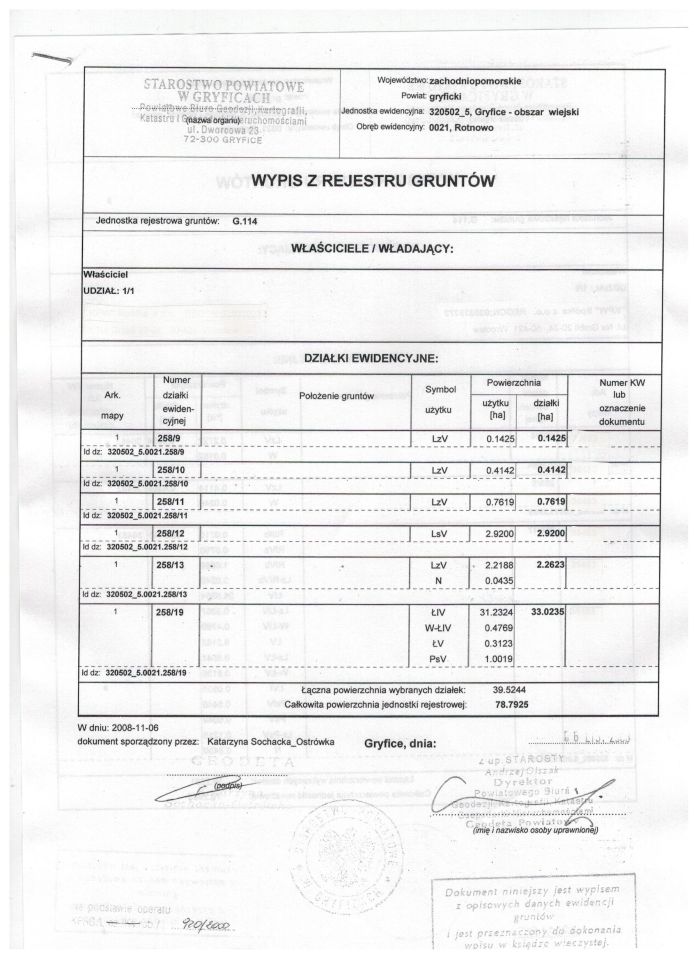 Działka rolna Rotnowo. Zdjęcie 9