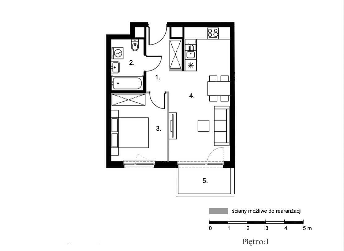 Mieszkanie 2-pokojowe Warszawa Rembertów. Zdjęcie 1