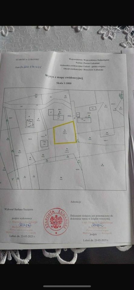 Działka budowlana Henryków Lubański. Zdjęcie 5