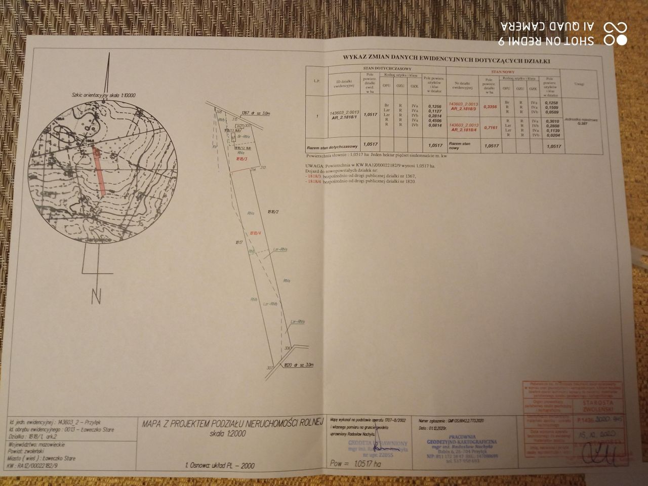 Działka rolno-budowlana Ławeczko Stare. Zdjęcie 1