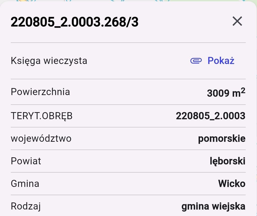 Działka budowlana Podroże. Zdjęcie 2