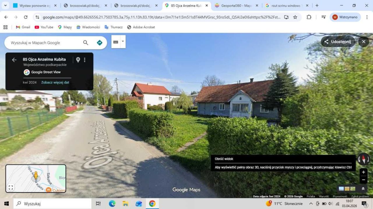 dom wolnostojący Głowienka, ul. o. Anzelma Kubita. Zdjęcie 6