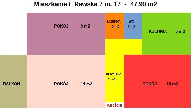 Mieszkanie 3-pokojowe Łódź Widzew, ul. Rawska. Zdjęcie 1