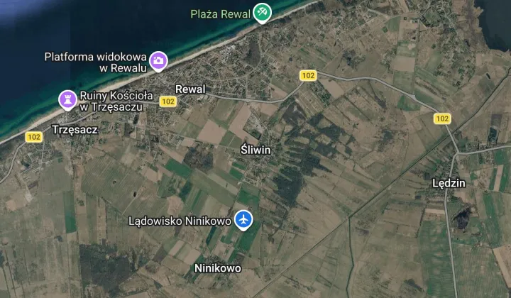 Działka rekreacyjna Śliwin